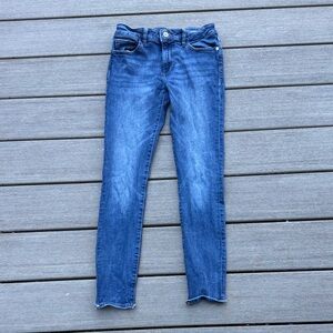 DL1961 Women's Straight Leg Blue Jeans